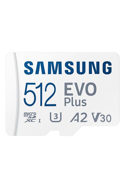 Samsung Evo Plus 512GB Microsd Mb-mc512ka/tr White Memory Card (Samsung Turkey Warranty)