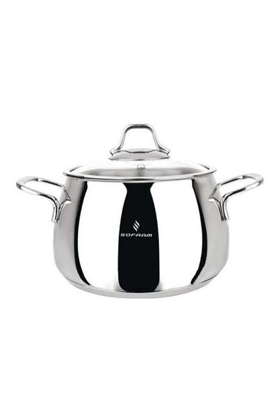 Sofram 8-Piece 18/10 Stainless Steel Cookware Set