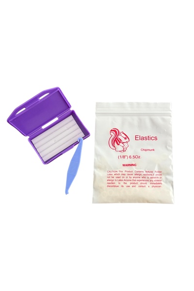 First Class Diş Teli Lastiği 1/8 6.5oz Heavy Ağıziçi Lastik Ortodonti Lastik Aparatı Ortodonti Mumu 1 Set