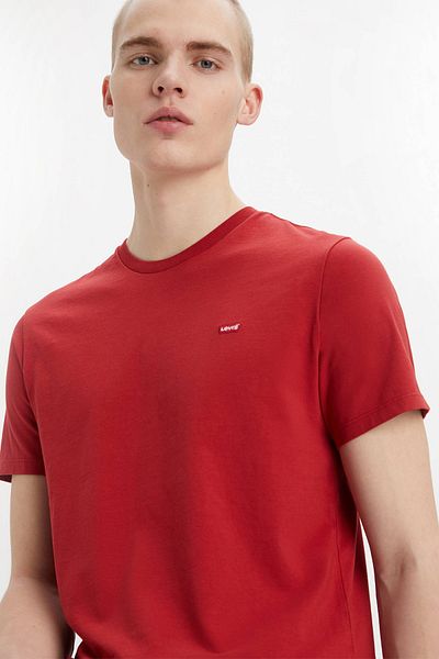 Levi's Men's Red Basic T-Shirt - 003Vj-0000