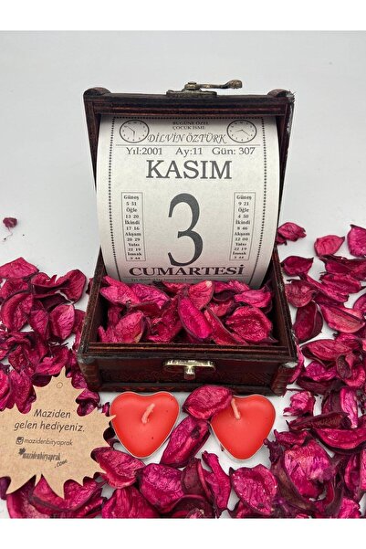 MAZİDENBİRYAPRAK Kişiye Özel Takvim Yaprağı Sandıklı