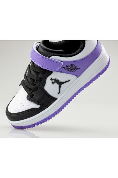 JOJO KIDS Unisex Children's Velcro Leather Sports Shoes, Basket, Tennis, Casual Sneakers
