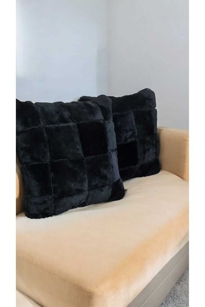 ELİS Genuine (Real) Leather Pillow Case Without Filler 2 Pieces 40*40 cm