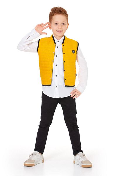 e-çocuk 3 Piece Fashion Armali Vest Set - Woven 3130