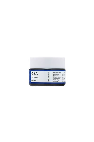 Q+A Crema de ochi cu retinol, Crema de ochi cu retinol, 15 ml