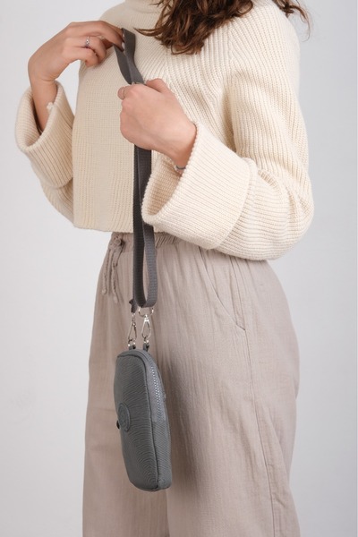 MEGA BAG M 226 Mega Bag Crinkle Fabric Geantă mică de umăr unisex, suport pentru telefon