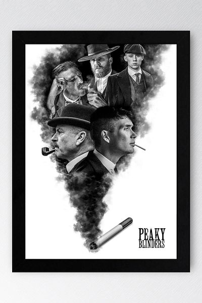 Saturn Peaky Blinders Πίνακας με κορνίζα - Πίνακας αφίσας της σειράς