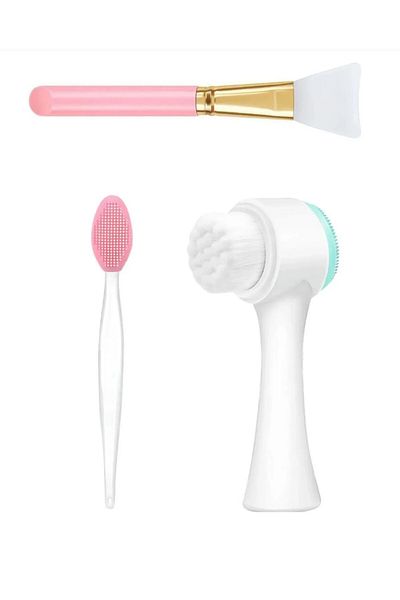 Vi Caro 3-Piece Care Set: Facial Cleansing + Peeling + Mask Peeling & Applying Apparatus