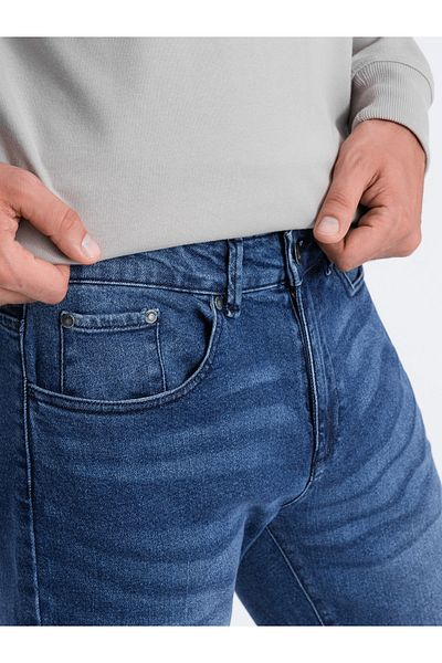OMBRE Ανδρικό τζιν παντελόνι SLIM FIT - μπλε V3 OM-PADP-0110 XL