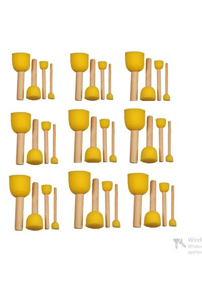 Cadence 9-Piece Set of 4 Pompom Sponges