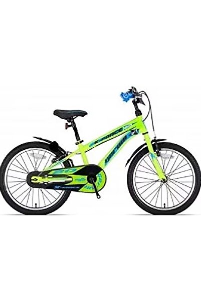 Kron Geroni X-Force 20 Jant K:10 V.B Neon Sarı Siyah Mavi Çocuk Bisikleti