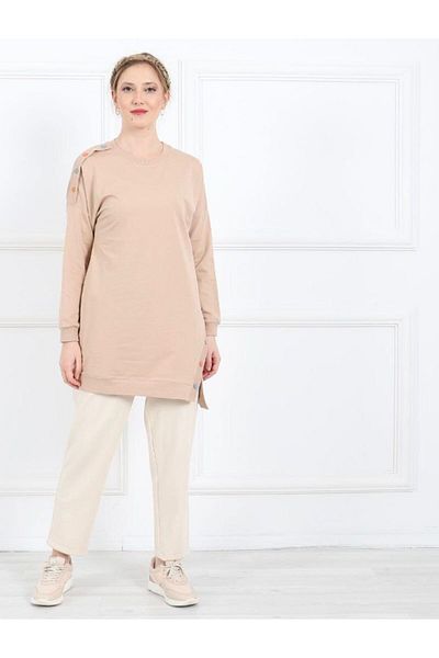 OKYANUS AVM Kado Button Detail Tunic