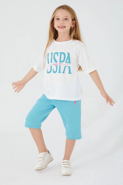 U.S. Polo Assn. Costum Capri pentru fete