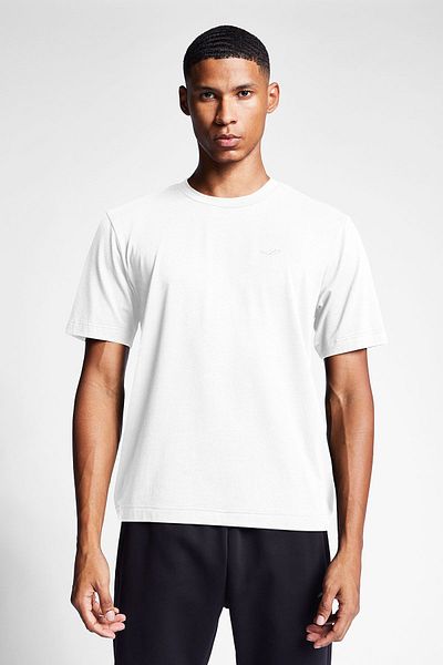 Lescon 25s-1202-25b Μοντέλο Λευκό κοντομάνικο T-shirt