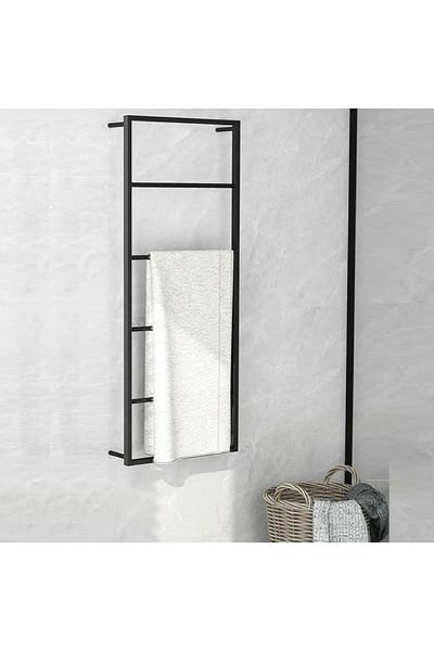 HOMS Randa metal towel rack for bathroom, 115 cm