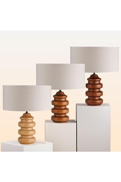 TROVE Bonnie Wooden Lamp Shade