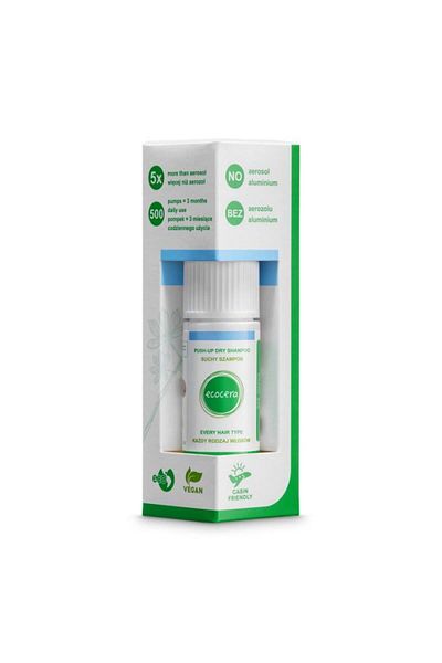 ECOCERA ECOCERA PUSH-UP Dry Shampoo - Dry Shampoo για όλους τους τύπους μαλλιών, 15 γρ.