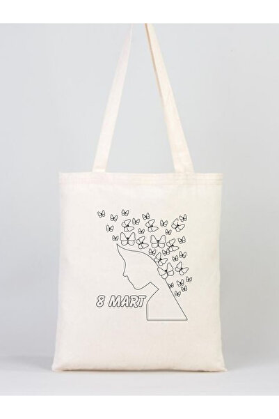 Cemira 8 March Women's Day Gift Cloth Bag, Gift Shoulder Bag, Tote Bag, Painting Bag