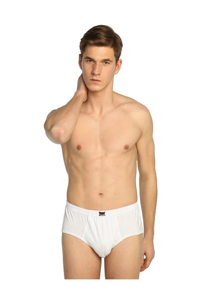 Tutku Men's Cotton Com Slip Briefs 3 Pack