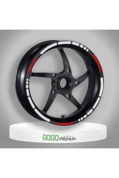 MOTOSPARTAN GOGO JANT ŞERİDİ BEYAZ-KIRMIZI NO:1 HONDA FORZA 250