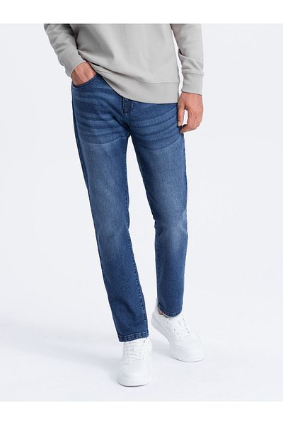 OMBRE Ανδρικό τζιν παντελόνι SLIM FIT - μπλε V3 OM-PADP-0110 XL