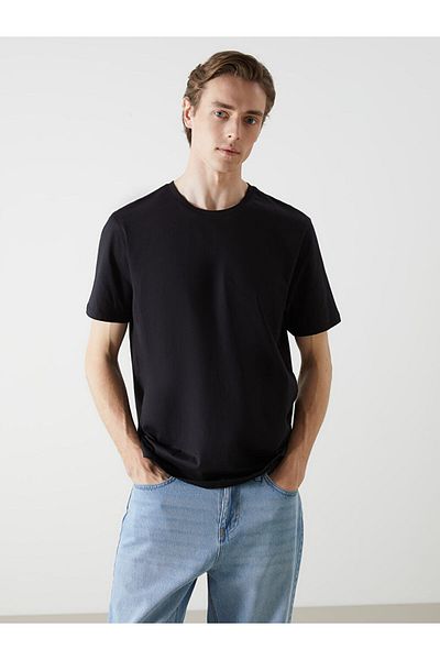 LC Waikiki Ανδρικό μπλουζάκι με στάμπα LCW ECO Crew Neck