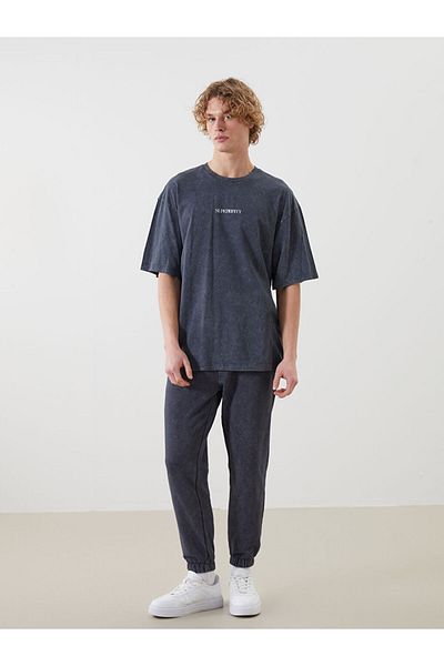 LC Waikiki Crew Neck Short Sleeve Printed Combed Cotton Men's T-Shirt