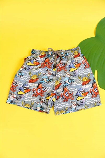 Kitti Boys Surf Detailed Swim Shorts