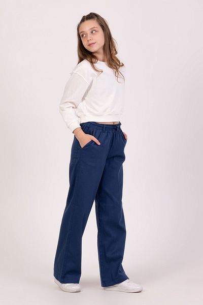 DMB BOYS & GIRLS Çaren Kids- Side Pocket Elastic Waist Girls Pants