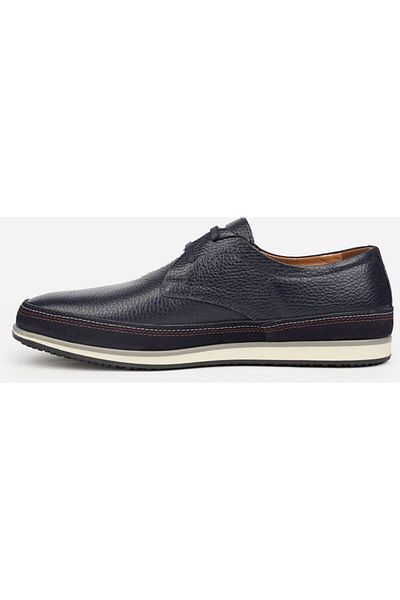 Pierre Cardin 62333 Ανδρικά παπούτσια με μπλε ναυτικό με κορδόνια καθημερινά