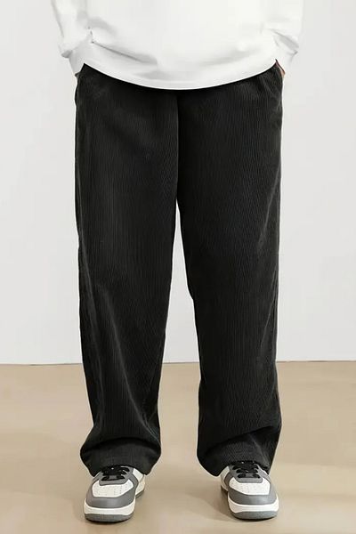 COOL TARZ Men's Velvet Wide Leg Pants