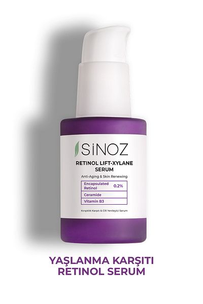 SİNOZ Retinol Lift-Xylane – 30 ml Anti-Falten- und Hauterneuerungsserum