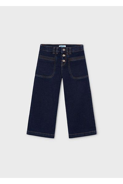MAYORAL 04-09 Years Girl's Denim Blue Color Jean Trousers