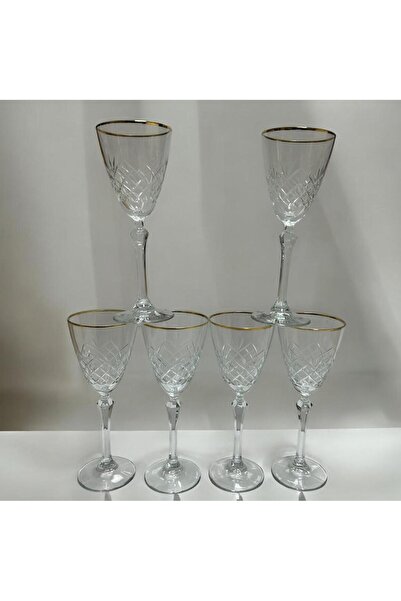 Paşabahçe PAŞABAHÇE 6 LI YALDIZLI KESME KADEH