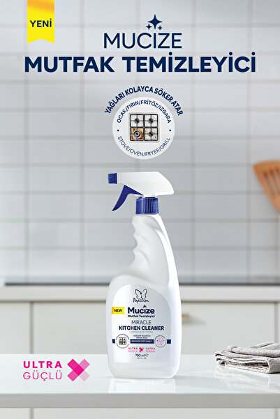Papilion Güçlü Yağ ve Kir Çözücü Mucize Mutfak Temizleyici 750 ml Yoğun Etkil...