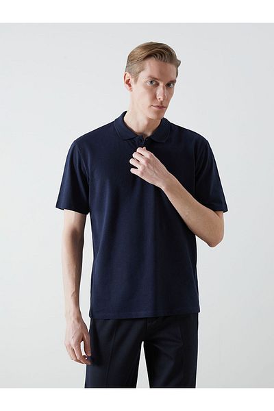 LC Waikiki Tricou pentru bărbați cu mânecă scurtă cu guler polo de sezon nou - S5KD02Z8