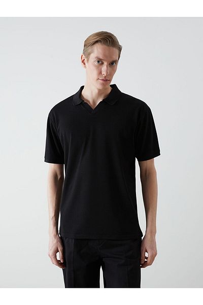 LC Waikiki Tricou pentru bărbați cu mânecă scurtă cu guler polo de sezon nou - S5JJ54Z8