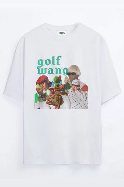 CC STORE Футболка Tyler The Creator Golf Wang з принтом в стилі унісекс оверсайз