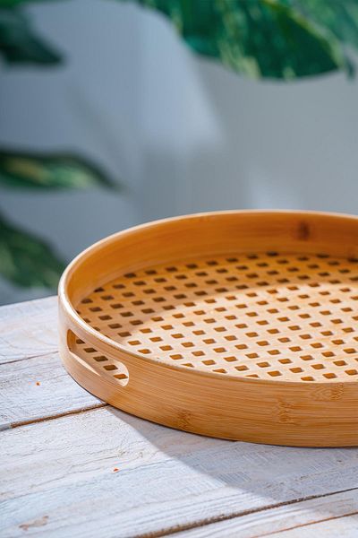 ACAR Bamboo Presentation Tray - 35 cm