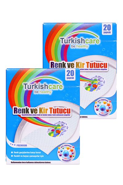 Turkishcare Set of 20 Handkerchiefs for Color Protective Laundry