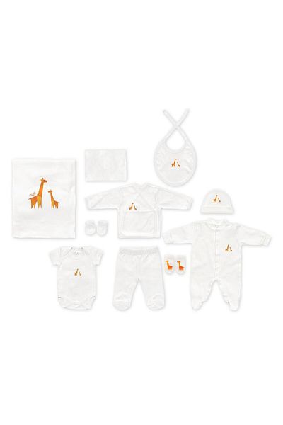 Owli Purecotton Newborn Set - 10 Pieces Lil Giraffe