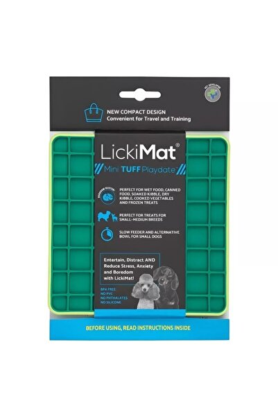 LickiMat وحدة تغذية بطيئة للكلاب من ميني توف بلاي ديت آمنة للاستخدام في غسالة...