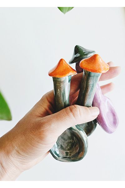 WEBBMODA Handmade Mushroom Spoon