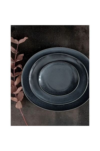 EasyLife Magma Dishwasher and Microwave Safe Dessert Plate 15 x 13cm