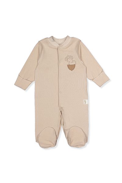Bebetto Organic Rapored Interlock Boots Jumpsuit (Organic Farm) T3928