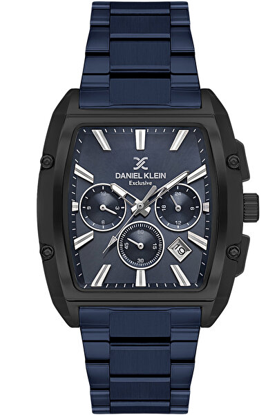 Daniel Klein Kronometreli Erkek Kol Saati Black Navy Blue DK-E104