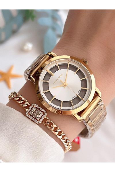 Lee Cooper Elite Series Steel Band 3 Atm Water Resistant Women's Watch Blc08037.130