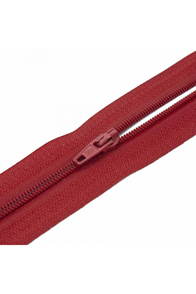 bidoluhobi 20 см червен класически цип