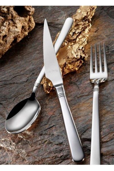 Aryıldız Fiore 18 Piece Fork Spoon Knife Set for 6 People