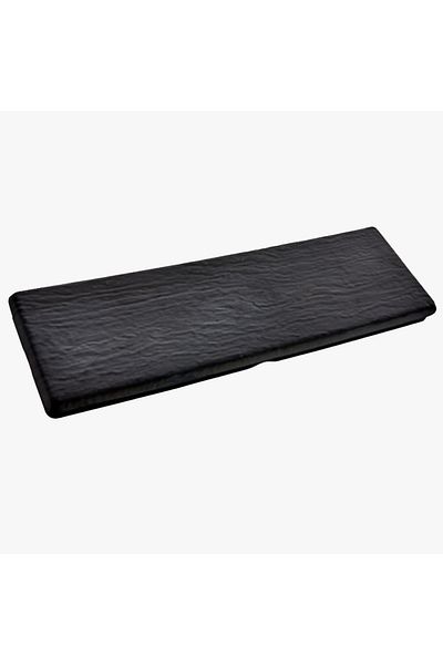 HIC Melamine Serving Board Matte Black Color Size 52.5 cm